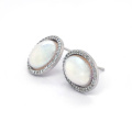 925 Silver Accessories Shell Pearl Earring